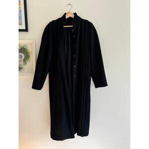 ILGWU Ladies Black Peacoat Jacket Size Small